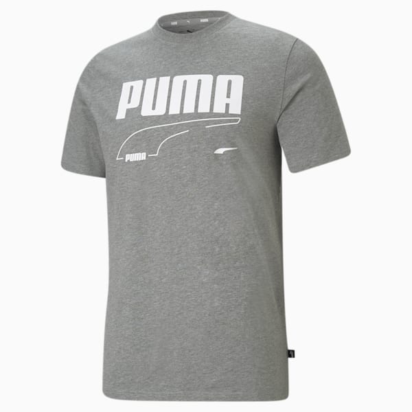 Rebel Men's  T-shirt, Medium Gray Heather, extralarge-IND