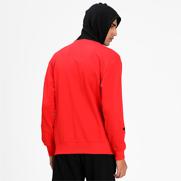 Rebel Full-Zip Men's Regular Fit Hoodie, High Risk Red, extralarge-IND