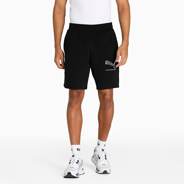 Athletics Men's Shorts, Puma Black, extralarge-IND