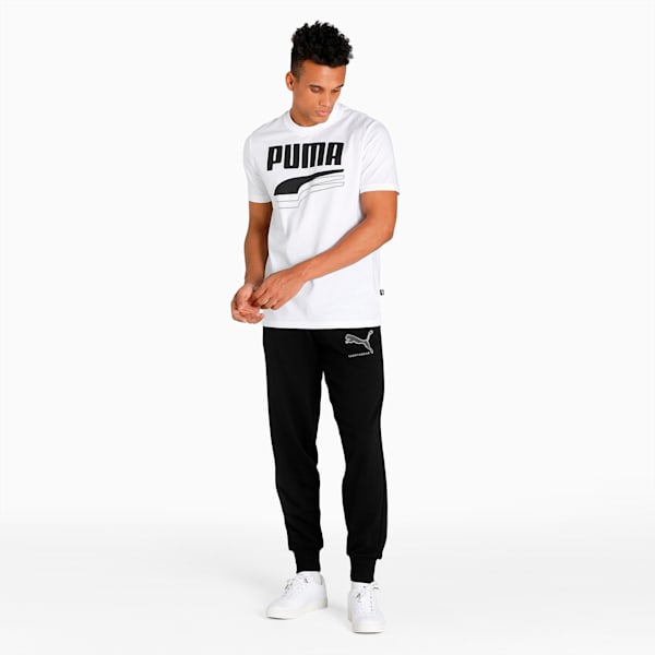 Athletics Men's Regular Fit Sweatpants, Puma Black, extralarge-IND