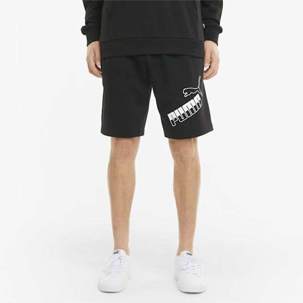 Shorts Big Logo Hombre, Puma Black, extralarge