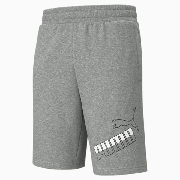 Shorts Big Logo Hombre, Medium Gray Heather, extralarge