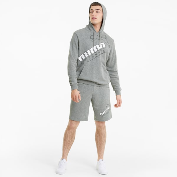 Shorts Big Logo Hombre, Medium Gray Heather, extralarge