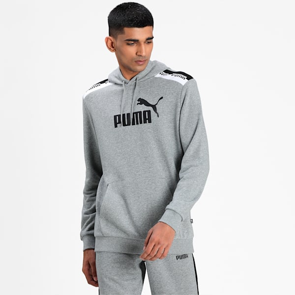 Amplified Men's Hoodie, Medium Gray Heather, extralarge-IND