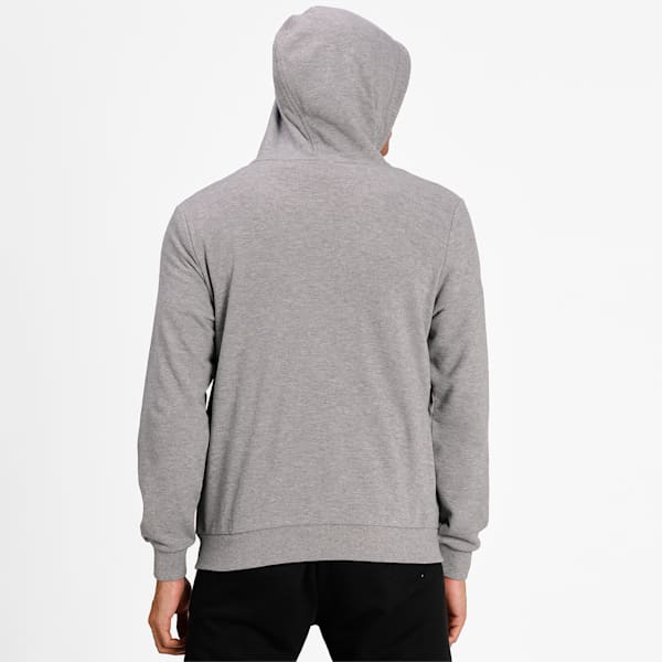 Modern Basics Men's Full Zip Hoodie, Medium Gray Heather, extralarge-IND