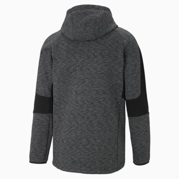 Evostripe Full-Zip Men's Slim Hoodie, Puma Black, extralarge-IND