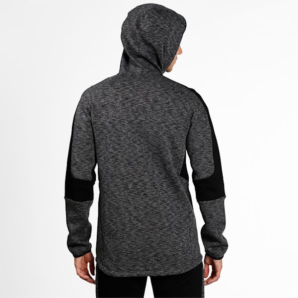 Evostripe Full-Zip Men's Slim Hoodie, Puma Black, extralarge-IND