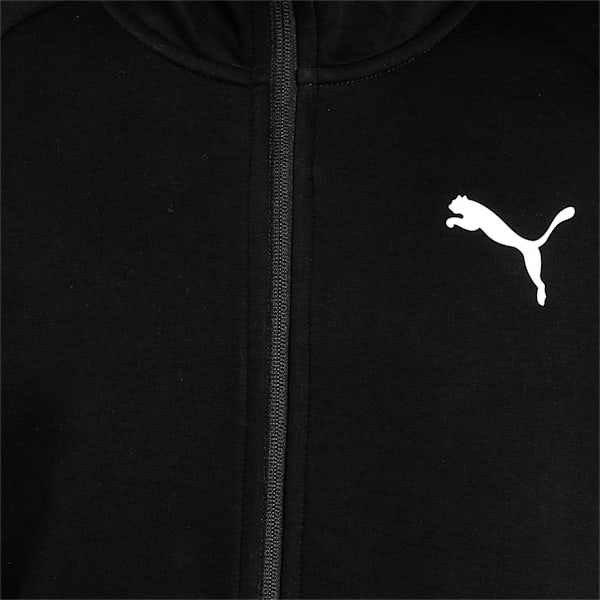 Evostripe Core Full-Zip Slim Fit Men's Hoodie, Puma Black, extralarge-IND
