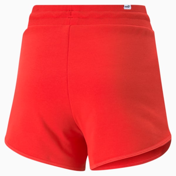 Rebel Women's High Waist Shorts, Poppy Red, extralarge