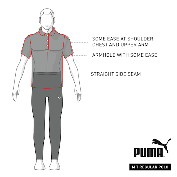 Modern Sports Men's Polo Shirt, Puma Black, extralarge-IND