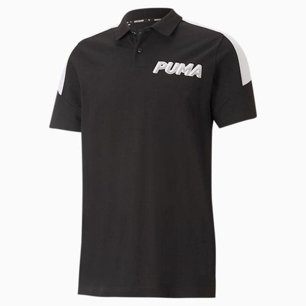 Modern Sports Men's Polo Shirt, Puma Black, extralarge-IND