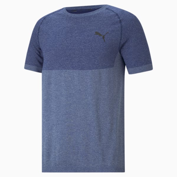 RTG evoKNIT Basic Men's Slim T-shirt, Elektro Blue, extralarge-IND