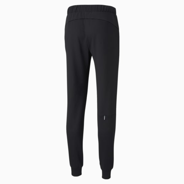 RTG Slim Fit Knitted Men's Sweat Pants, Puma Black, extralarge-AUS