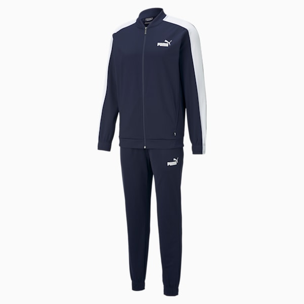 Baseball Tricot Men's Regular Fit Track Suit, Peacoat, extralarge-IND