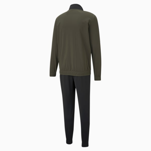 CB Retro Men's Regular Fit Tracksuit, Forest Night, extralarge-IND