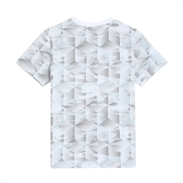 Active Sports Printed Kid's   T-shirt, Puma White, extralarge-IND