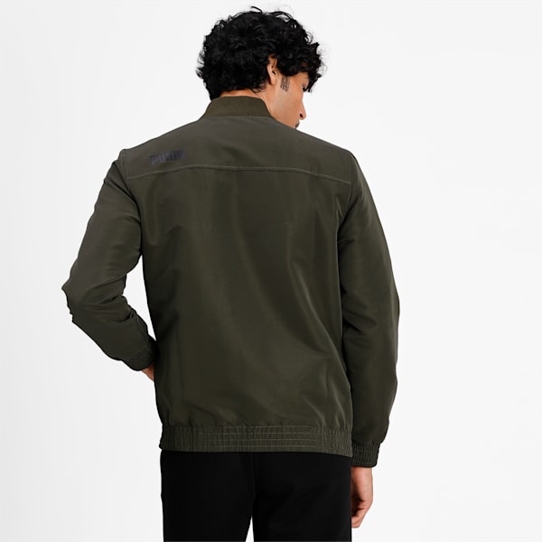 Men's Bomber Jacket, Forest Night, extralarge-IND