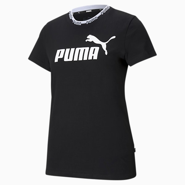Amplified Graphic Women's  T-shirt, Puma Black, extralarge-IND
