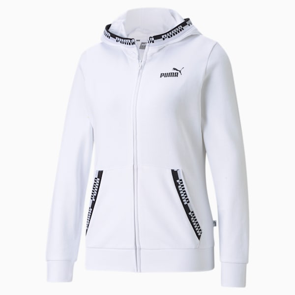 Amplified Women's Full Zip Hoodie, Puma White, extralarge