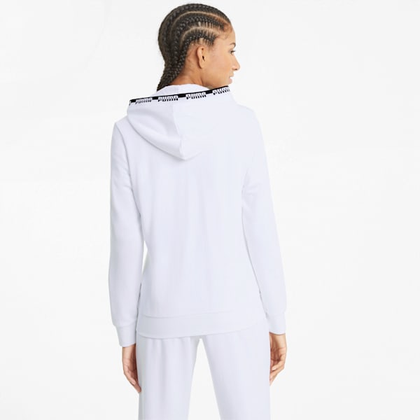 Amplified Women's Full Zip Hoodie, Puma White, extralarge