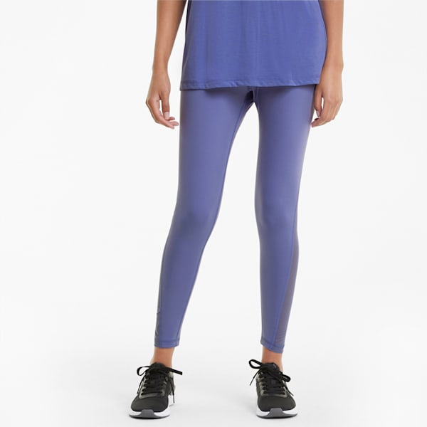 Evostripe High Waist Women's Leggings, Hazy Blue, extralarge-IND