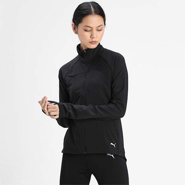 Active Yogini Woven Women's Track Suit, Puma Black, extralarge-IND
