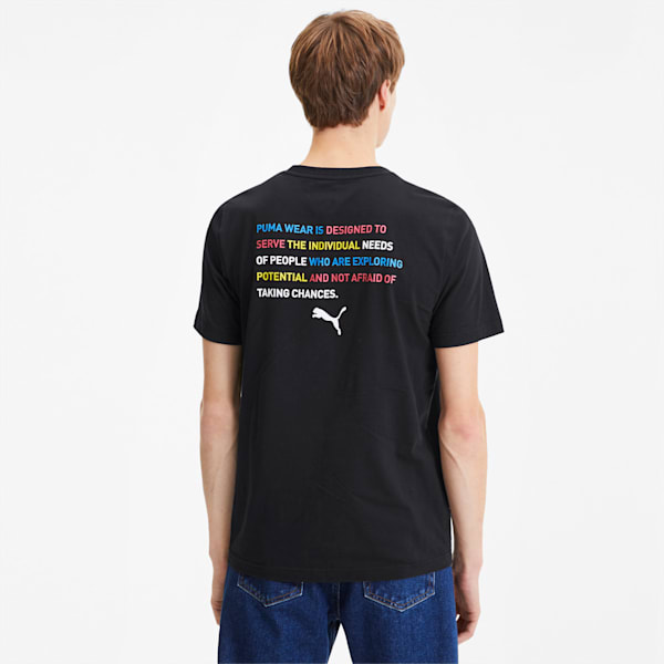 CELEBRATION Graphic Men's T-Shirt, Cotton Black