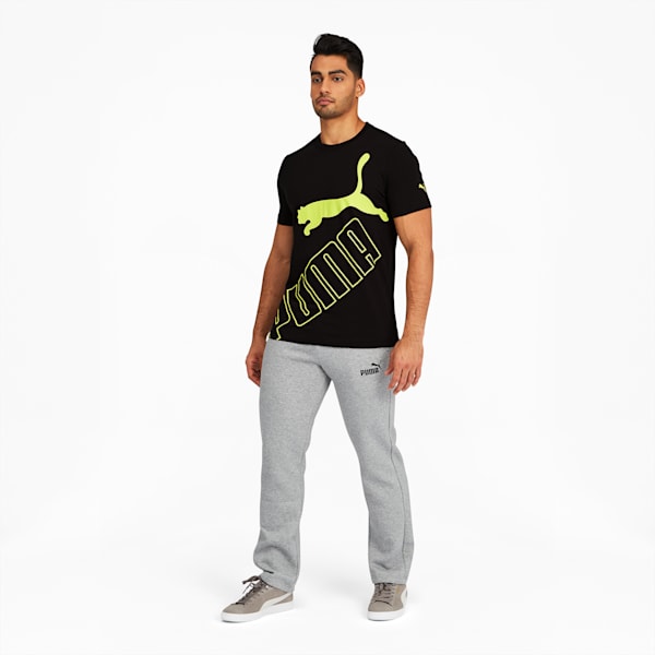 PUMA Big Logo Men's Tee, Puma Black, extralarge