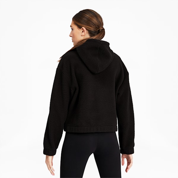 Puma sherpa hoodie womens shop
