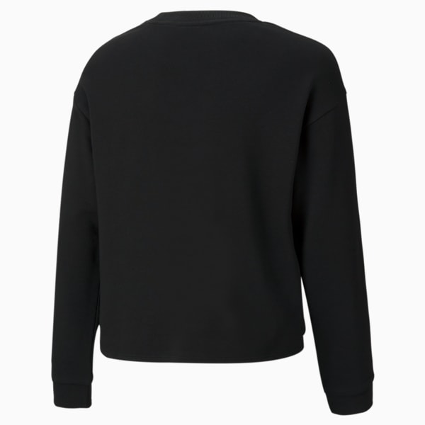 Alpha Crew Kids' Sweatshirt, Puma Black, extralarge-IND