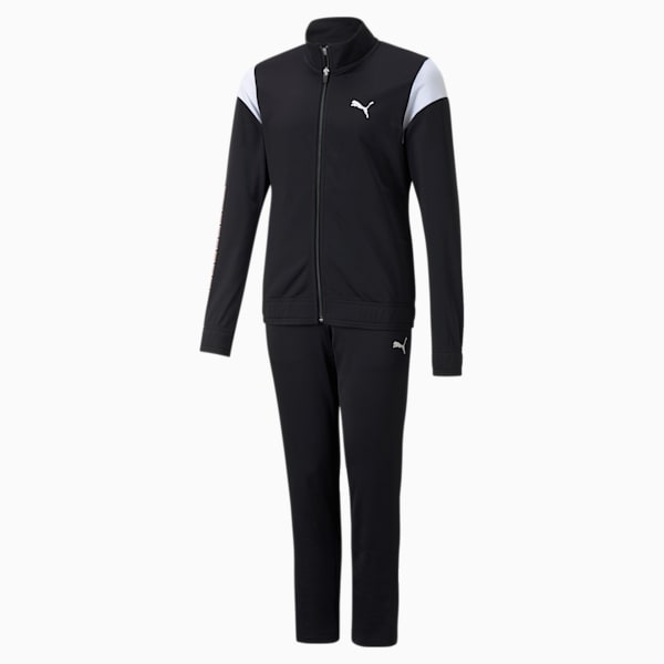 Alpha Youth Tracksuit, Puma Black, extralarge-IND