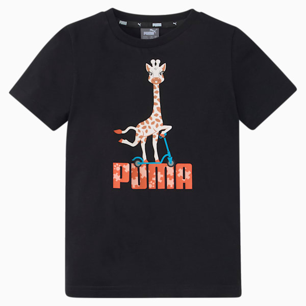 Mini Paws Kids' Tee, Puma Black, extralarge