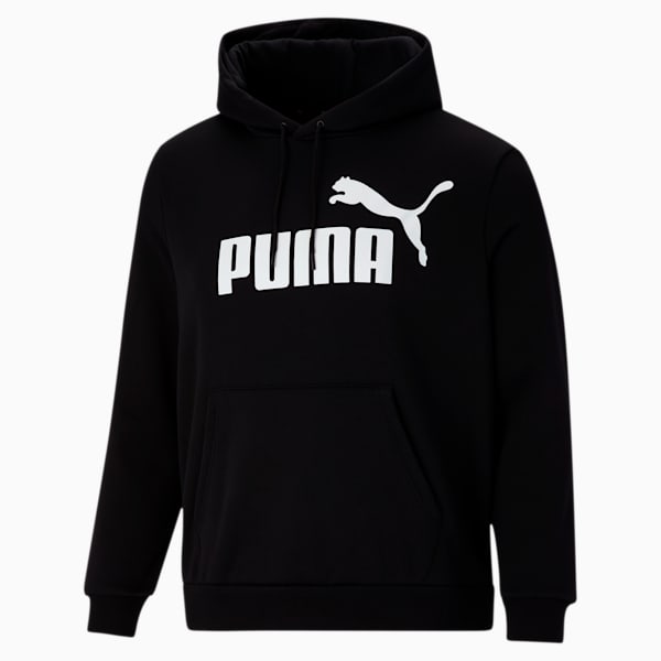 Essentials Big Logo Men's Hoodie BT, Cotton Black, extralarge