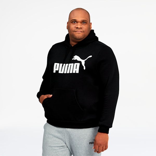 Essentials Big Logo Men's Hoodie BT, Cotton Black, extralarge