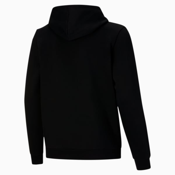 Essentials Men's Full Zip Hoodie BT, Cotton Black, extralarge