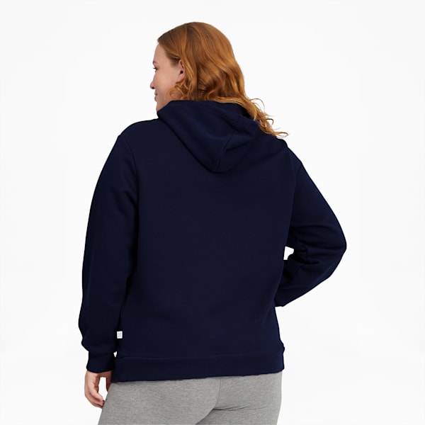 Essentials Women's Logo Hoodie PL, Peacoat, extralarge