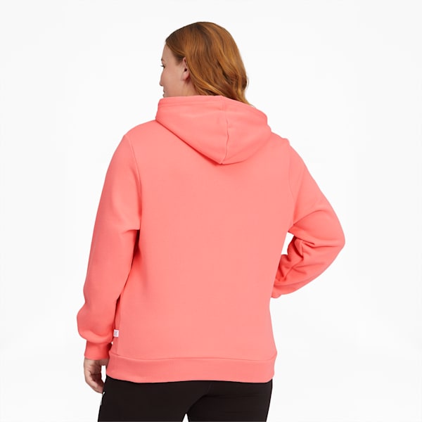 Essentials Women's Logo Hoodie PL, Salmon Rose, extralarge