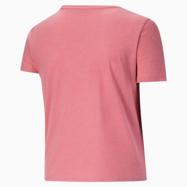 Essentials+ Women's Logo Heather Tee PL, Foxglove Heather, extralarge