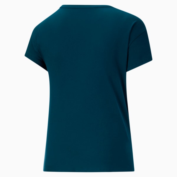 Active Women's Logo Tee PL, Digi-blue, extralarge