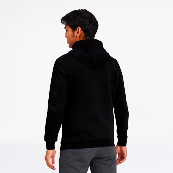 Essentials Big Logo Men's Hoodie, Cotton Black, extralarge