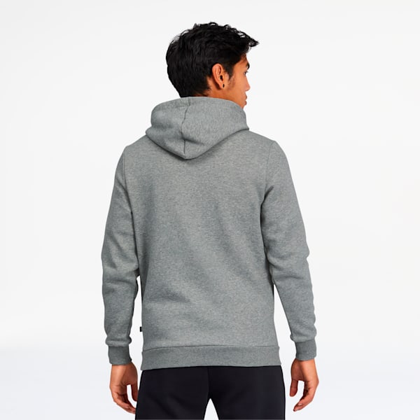 Essentials Big Logo Men's Hoodie, Medium Gray Heather, extralarge