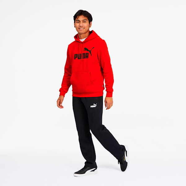 Essentials Big Logo Men's Hoodie, Puma Red, extralarge