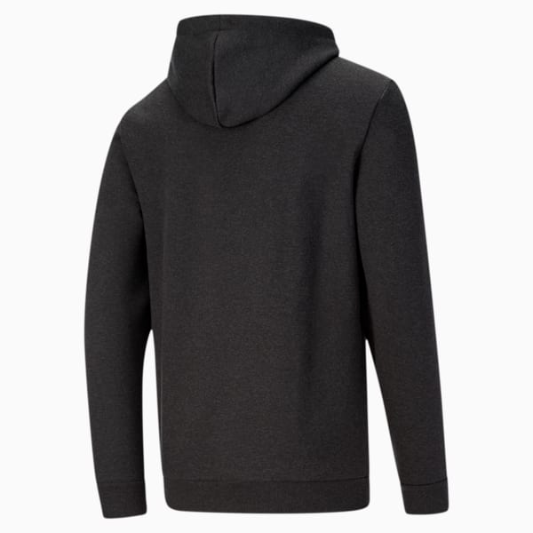 Essentials Big Logo Men's Hoodie, Dark Gray Heather, extralarge