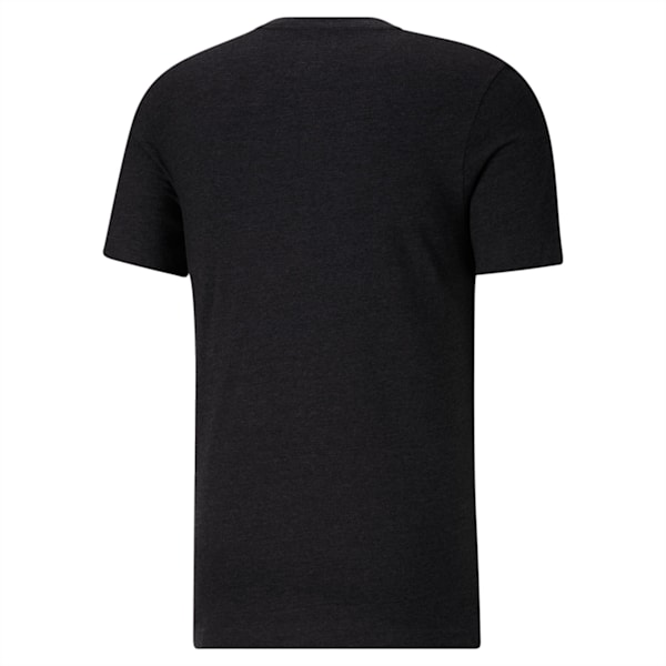 Camiseta Essentials Heather para hombre, Cotton Black, extragrande