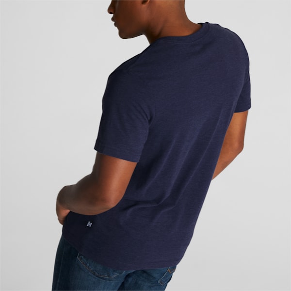 Essentials Men's Heather Tee, Peacoat, extralarge