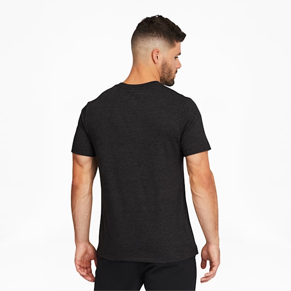 T-shirt chiné Essentials, homme, gris bruyère foncé