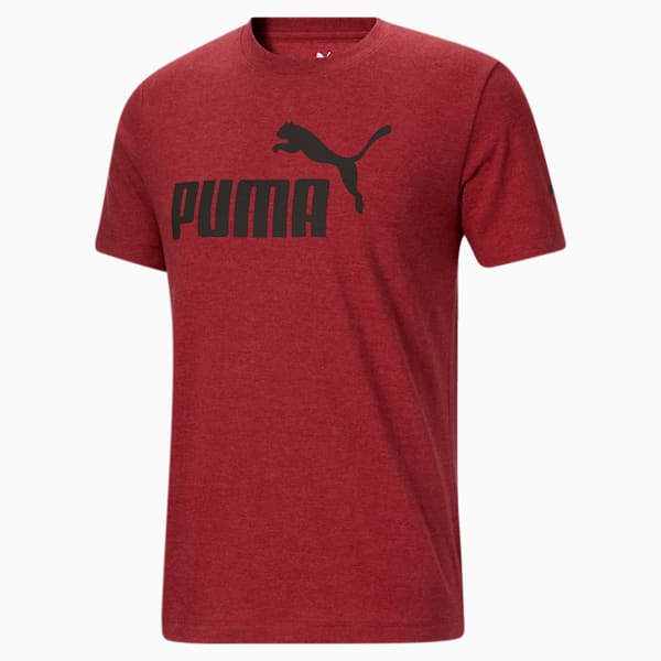 Essentials Men's Heather Tee, Red Dahlia, extralarge
