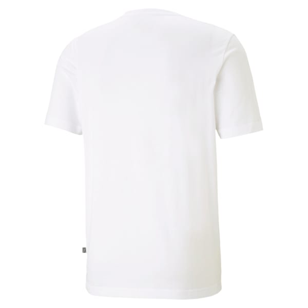 T-shirt à encolure en V Essentials+, homme, Blanc Puma