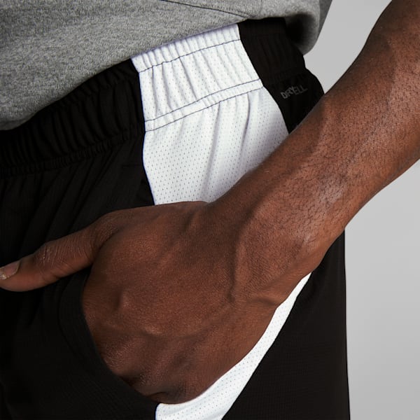 Shorts de entrenamiento para hombre PUMA Cat, Puma Black-Puma White, extralarge