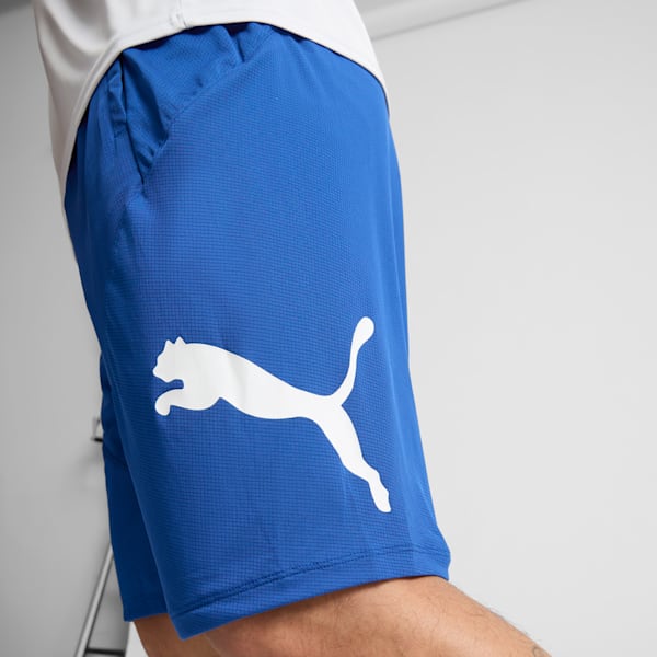 Shorts de entrenamiento para hombre PUMA Cat, Cobalt Glaze-PUMA White, extralarge